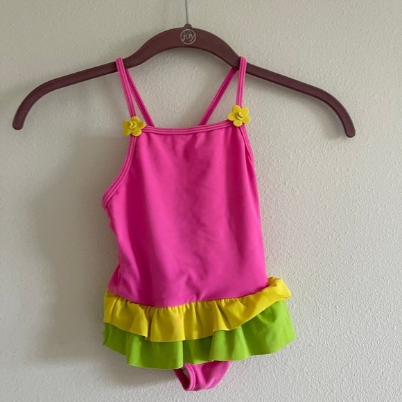 GIRLS sunshine zone one piece Swimsuit size 3T - Picture 1 of 5